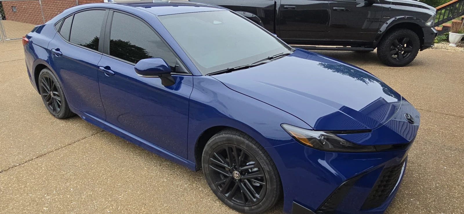 Tint install work at at Southern Comfort Window Tinting